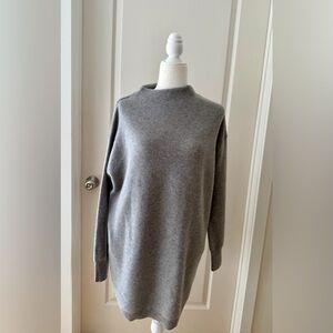 NEW WITH TAGS Nordstrom Cashmere Sweater Dress – Grey Heather – Size S